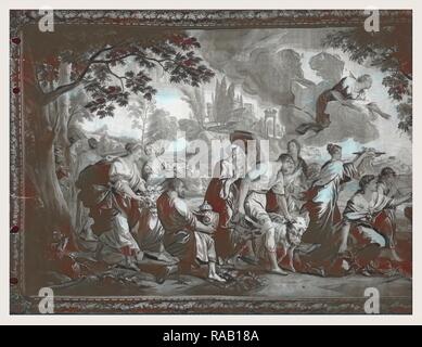 Psyche, verehrt als Göttin, tätigt der Venus (Aphrodite) ange. Neuerfundene durch Gibon. Klassische Kunst mit einem modernen Touch neuerfundene Stockfoto