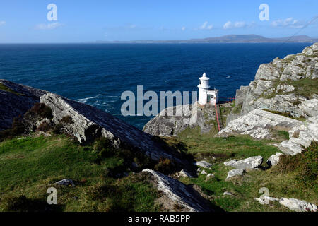 Leuchtturm, Kontrolleuchte, Sheeps Head, Leuchtturm Loop, Wanderung, Wandern, Trail, wilden Atlantik weg, West Cork, Irland RM Stockfoto