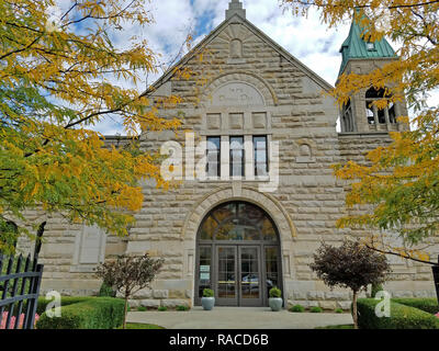 Downtown Charleston, West Virginia im Herbst. Stockfoto