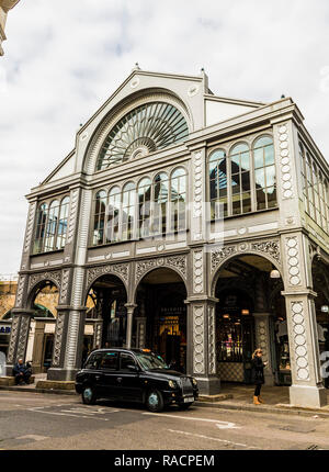 Die Floral Hall Gebäude in Borough Markt, Southwark, London, England, Vereinigtes Königreich, Europa Stockfoto