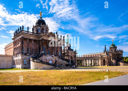 Potsdam, Brandenburg/Deutschland - 2018/07/29: Historische Gebäude der Universität Potsdam - COMMUNS-barocken Anhänge der Royal New Palace in der S Stockfoto