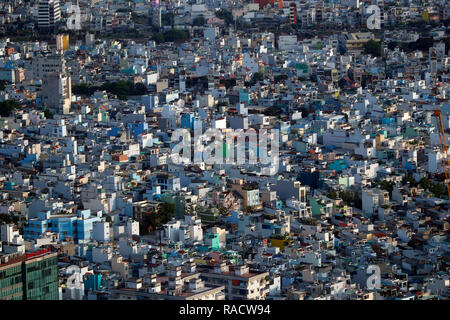 Stadtbild von Ho Chin Minh Skyline, Ho Chi Minh City, Vietnam, Indochina, Südostasien, Asien Stockfoto