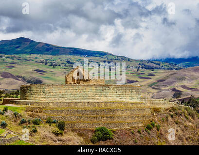 Tempel der Sonne, Ingapirca Ruinen von Ingapirca, Canar Provinz, Ecuador, Südamerika Stockfoto