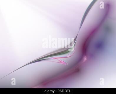 Abstrakte bunte Welle auf hellen Hintergrund Stockfoto