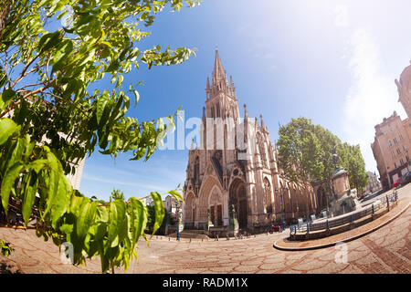 Basilika Saint-Epvre und Stadtplatz, Nancy Stockfoto