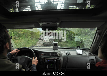 Off Road in der Nähe von Zakharivka, Ukraine. Am 27. September 2008 © wojciech Strozyk/Alamy Stock Foto Stockfoto