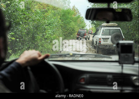 Off Road in der Nähe von Zakharivka, Ukraine. Am 27. September 2008 © wojciech Strozyk/Alamy Stock Foto Stockfoto