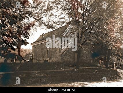 Alte niederländische Kirche in Sleepy Hollow, Tarrytown, N.Y, reformierte Kirchen, Vereinigte Staaten, New York (State), Norden neuerfundene Stockfoto