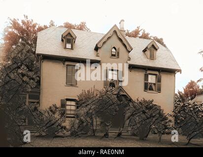 Harriet Beecher Stowe's Residence, Hartford, CT, Harriet Beecher Stowe House (Hartford, Conn), Wohnungen, United neuerfundene Stockfoto