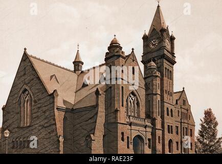 Mt. Holyoke College, South Hadley, Mount Holyoke College, Universitäten und Colleges, Usa, Massachusetts neuerfundene Stockfoto