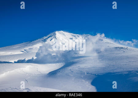 Asahidake im Winter Stockfoto