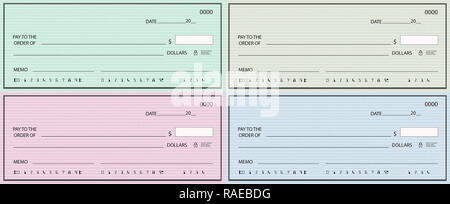 Gruppe von leeren Kontrollen Stockfoto