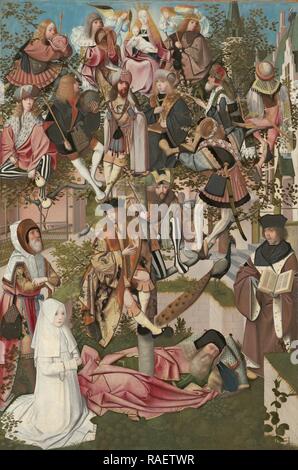 Die Wurzel Jesse, Kreis: Geertgen Tot Sint Jans, C. 150. Neuerfundene durch Gibon. Klassische Kunst mit einem modernen Touch neuerfundene Stockfoto