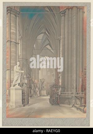 Westminster Abbey,Ambulanten nach Osten aus dem nördlichen Querschiff, Frederick H. Evans (Großbritannien, 1853 - 1943), 1911 überarbeitet Stockfoto