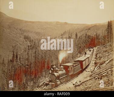 Marshall, Westside, William Henry Jackson (American, 1843-1942), Colorado, United States, 1880-1881, Eiweißstoff neuerfundene Stockfoto