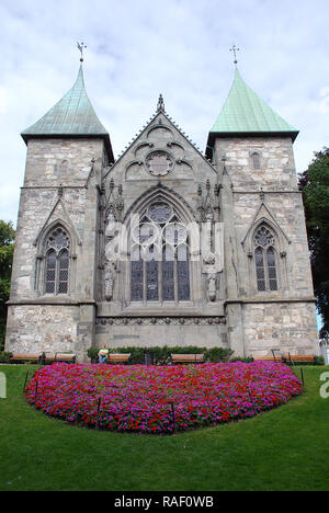 Dom von Stavanger ist Norwegens älteste Kathedrale und der Sitz des Bischofs von Stavanger, Norwegen Stockfoto