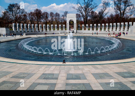 Weltkrieg Memorial Washington, DC, USA Stockfoto