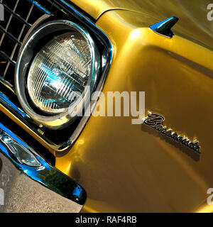 1966 Plymouth Barracuda detail vorne Stockfoto