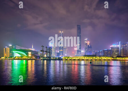 Guangzhou Skyline. Guangzhou, China Stockfoto