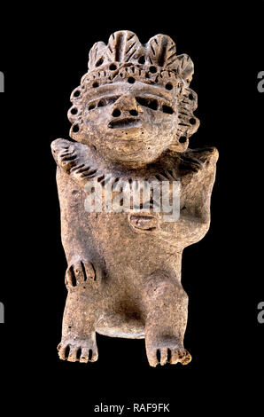 Pre Columbian Krieger um 100 v. Chr. gemacht. Stockfoto