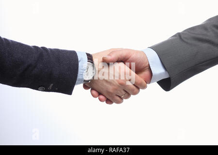 Geschäftsleute, Händeschütteln, finishing ein treffen. Stockfoto