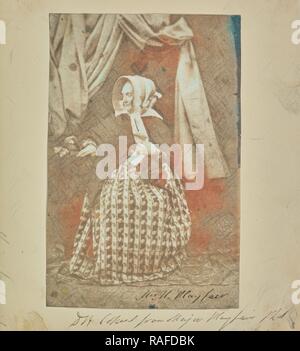 Frau Hugh Playfair, Sir Hugh Lyon Playfair (Briten, aktive 1850s), Kopieren Drucken von Sir David Brewster (Schottische 1781 Neuerfundene Stockfoto