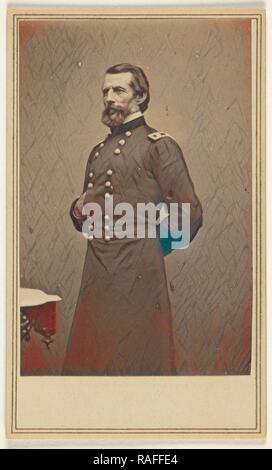 Generalmajor Erasmus Darwin Keyes (USA M.A.), 1810-1895, Edward und Henry T. Anthony & Co (American, 1862 - 1902 überarbeitet Stockfoto