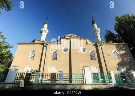 Juma-Jami Moschee (Freitagsmoschee) Erbaut 1552 bis 1564, die von der osmanischen Architekten Mimar Sinan für Khan Giray devlet ich in Jewpatorija, Ukraine. Sept. Stockfoto