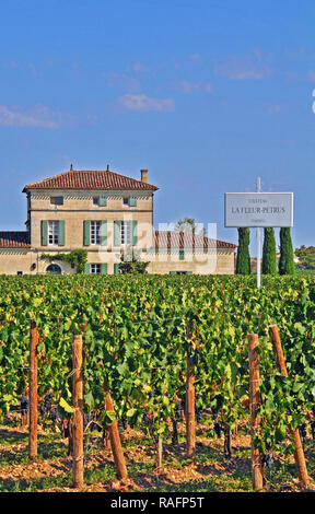 Chateau Lafleur Petrus, Pomerol, Frankreich Stockfoto