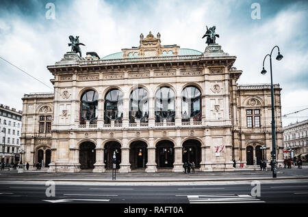 Tag der Wiener Staatsoper Stockfoto