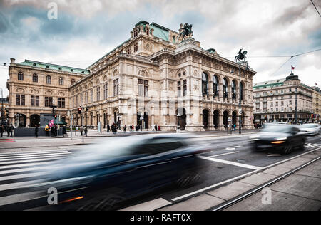 Tag der Wiener Staatsoper Stockfoto
