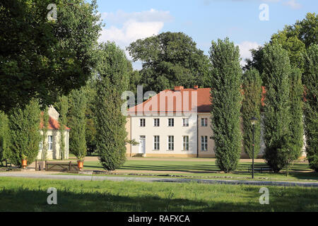 Schloss Paretz im Havelland in Deutschland Stockfoto