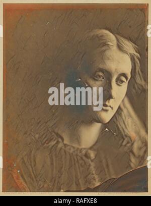 Julia Jackson, Julia Margaret Cameron (Briten, geboren in Indien, 1815-1879), Süßwasser, Isle of Wight, England, April neuerfundene Stockfoto