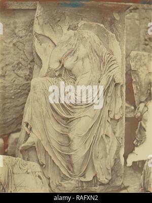 Flügellose Sieg - skulpturale Fragment von der Athena Nike Attika, Dimitrios Constantin (Griechisch, aktiv 1858 - 1860 überarbeitet Stockfoto