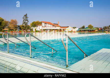 Komplexe Wochenende Water Park in Targu Mures, Rumänien. Stockfoto