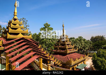 Shwemawdaw Pagode, Bago, Myanmar (Birma) Stockfoto