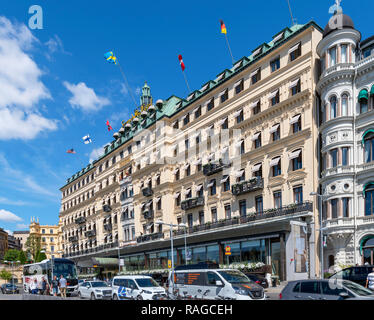 Das Grand Hotel, Södra Blasieholmshamnen, Blasieholmen, Stockholm, Schweden Stockfoto