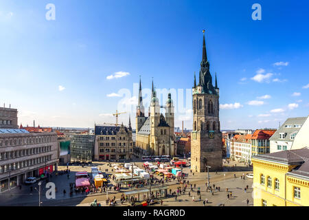 Halle/Saale, Deutschland Stockfoto