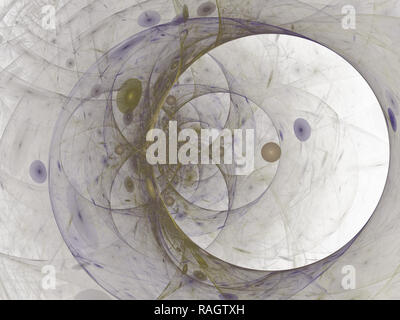 Perfekte abstrakte Digitale blauen Hintergrund. Vortextunnel, 3D-Darstellung. Stockfoto