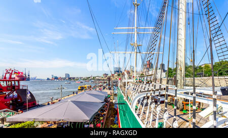 Landungsbrücken, Sankt Pauli, Hamburg, Deutschland Stockfoto