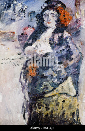 Lovis Corinth, Carmencita, Portrait von Charlotte Berend-Corinth in Spanisch Kleid 1924 Öl auf Leinwand, Stadel Museum, Frankfurt, Deutschland. Stockfoto