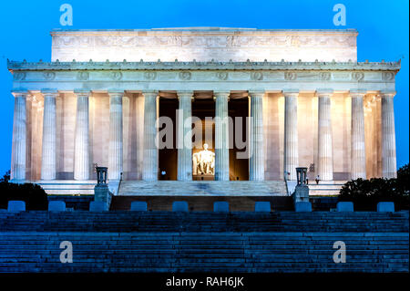 Lincoln Memorial in Washington, D.C. Stockfoto