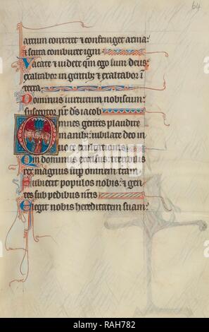 Erste O: Die Himmelfahrt, Bute Master (franko-flämischen, aktiv 1260 - 1290), Nordosten (beleuchtet), Frankreich neuerfundene Stockfoto