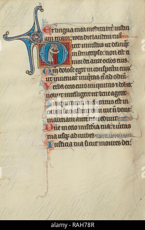Ermordung Szene, Bute Master (franko-flämischen, aktiv 1260 - 1290), Paris (geschrieben), Frankreich, Beleuchtung neuerfundene Stockfoto