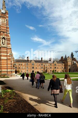 Campus der Keble College, einem der 39 Colleges, die alle unabhängig voneinander sind und bilden zusammen die Universität Oxford, Oxford Stockfoto