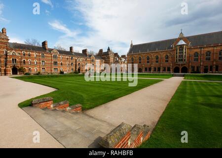 Campus der Keble College, einem der 39 Colleges, die alle unabhängig voneinander sind und bilden zusammen die Universität Oxford, Oxford Stockfoto