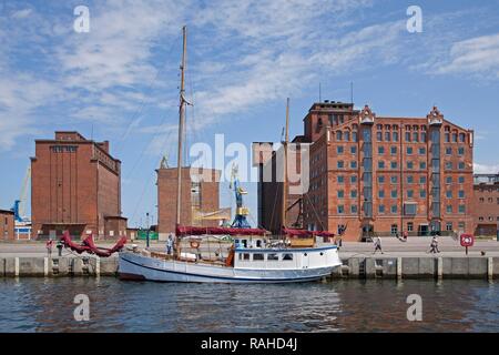 Hafen, Wismar, Mecklenburg-Vorpommern Stockfoto