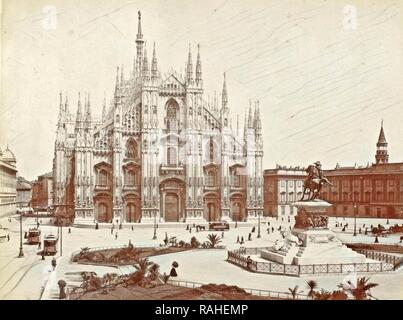 Reisen Album mit Bildern von Sehenswürdigkeiten in Italien, der Schweiz und der Holländischen Ostindien, Brogi, Dating C. 1880 - C. 1900 Neuerfundene Stockfoto