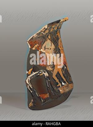 Fragmentarische apulischen Red-Figure Kelch Krater, schwarze Wut Gruppe (Griechisch (Apulien), aktiv Anfang 300 v. Chr.), Apulien neuerfundene Stockfoto