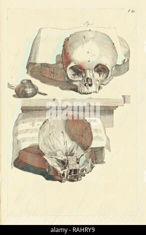 Platte 89, Godefridi Bidloo, medicinae doctoris und Chirurgi, Anatomia Humani Corporis: Centum und Quinque tabulis Neuerfundene Stockfoto